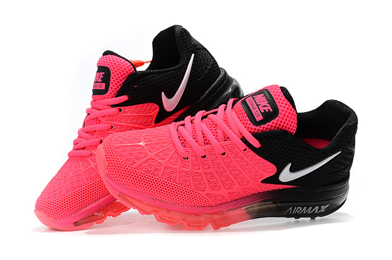 Women Nike Air Max Emergent Pink Black White Shoes - Click Image to Close